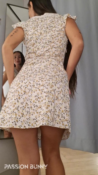Clothes Changing - Fitting Room and Playing with Horny Pussy
