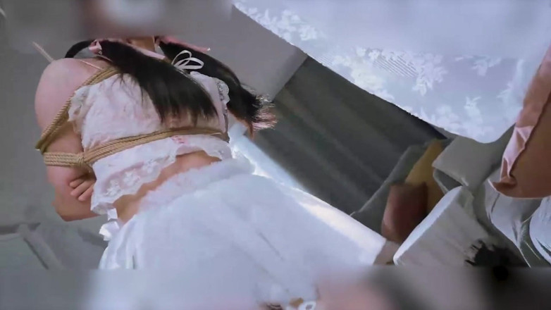 Aisan girl bondage: Ms19-a Girl in a Wedding Dress Was Disciplined by Vibrator