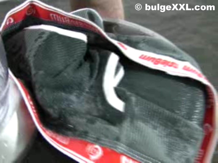 BulgeXXL: XXL, grosse bite, éjaculation, culotte australienne