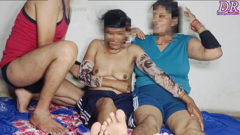 DeepReenu123: Cậu bé Ấn Độ sợ hãi khi đụ hai máy bay bà già...