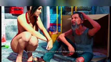 3DXXXTEEN2 Cartoon: Anna takes off her stepsister's big bush. 3D porn cartoon sex