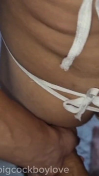 A Powerful Ejaculation of Sperm From a 10‑inch Penis During Rough Sex Without Condoms with a Twink.