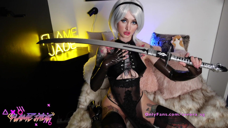 Flame Jade: Flame jade cosplays video android 2b menggoda
