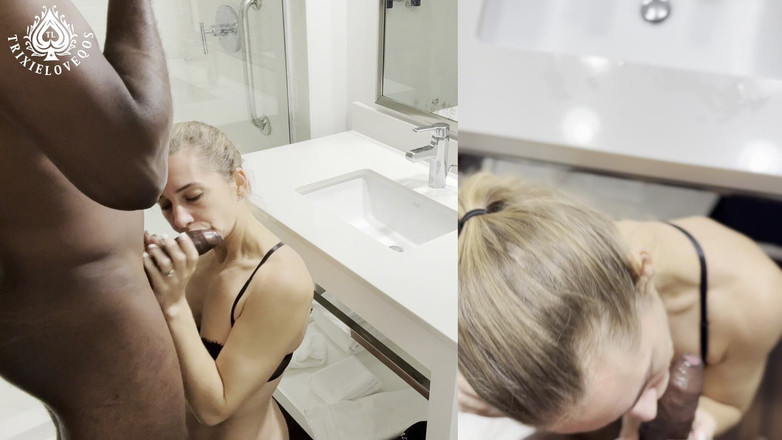 TrixieLove: His First Anal! - MILF Sneaks Away for New BBC