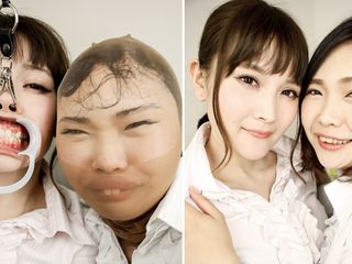 Japan Fetish Fusion: Büro-spaß wurde intim: Nanoka und Koharus sinnliche Begegnung