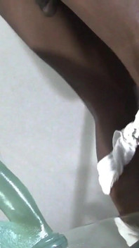 Huge dildo deep ass fucking | angle 2of7