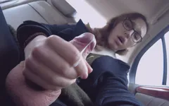 Stiekem afgetrokken achter in de Uber