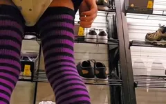 Femboy Wets at Mall