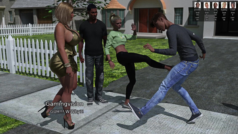 Gaming vision: Blacked House Gameplay with Sex Sense Part 3