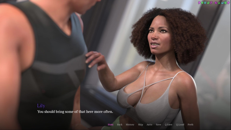 Porny Games: Perkahwinan comel oleh Simbaclaw - seks gim mandi, wanita hitam mahukan...