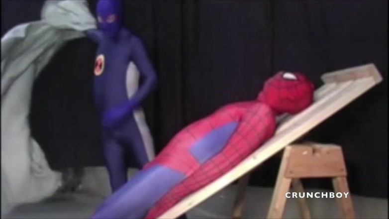 Crunch Boy: sex with fetish clotchs super hero
