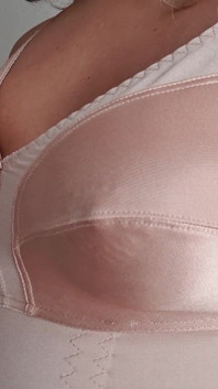 Nude Nylon Vintage Body Bra