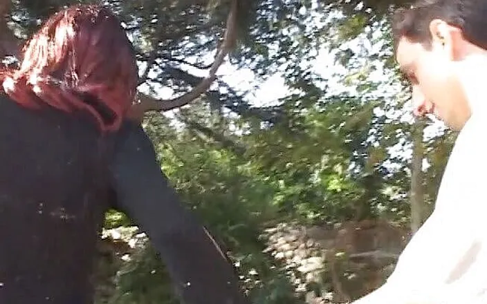 MILF my Cock: Redhead cougar getting her cunt licked and fucked outdoors