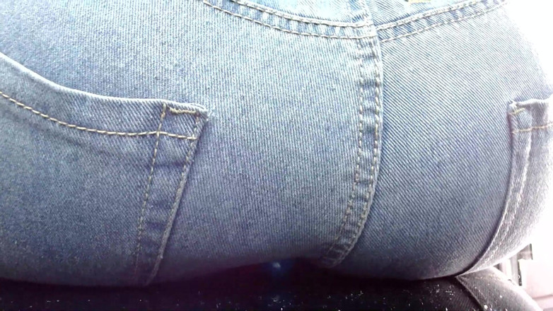 Maeling: Bị chà đạp trong quần jean denim và đít