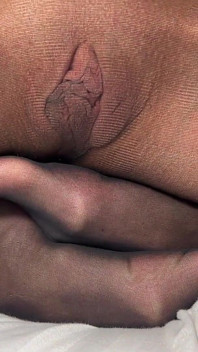 Yes, I Can Rub My Pussy in Seamless Pantyhose with My Feet
