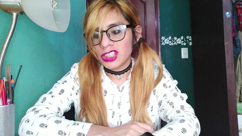 Crystal Phoenix: Sluty classmate gets a facial