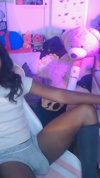 Grande Girldick Bulge Provocando Com Acabamento Auto-facial Bagunçado!