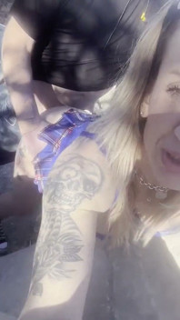 Zoey Gets Fucked Outside at Grande Canyon by Huge Cock Unexpected