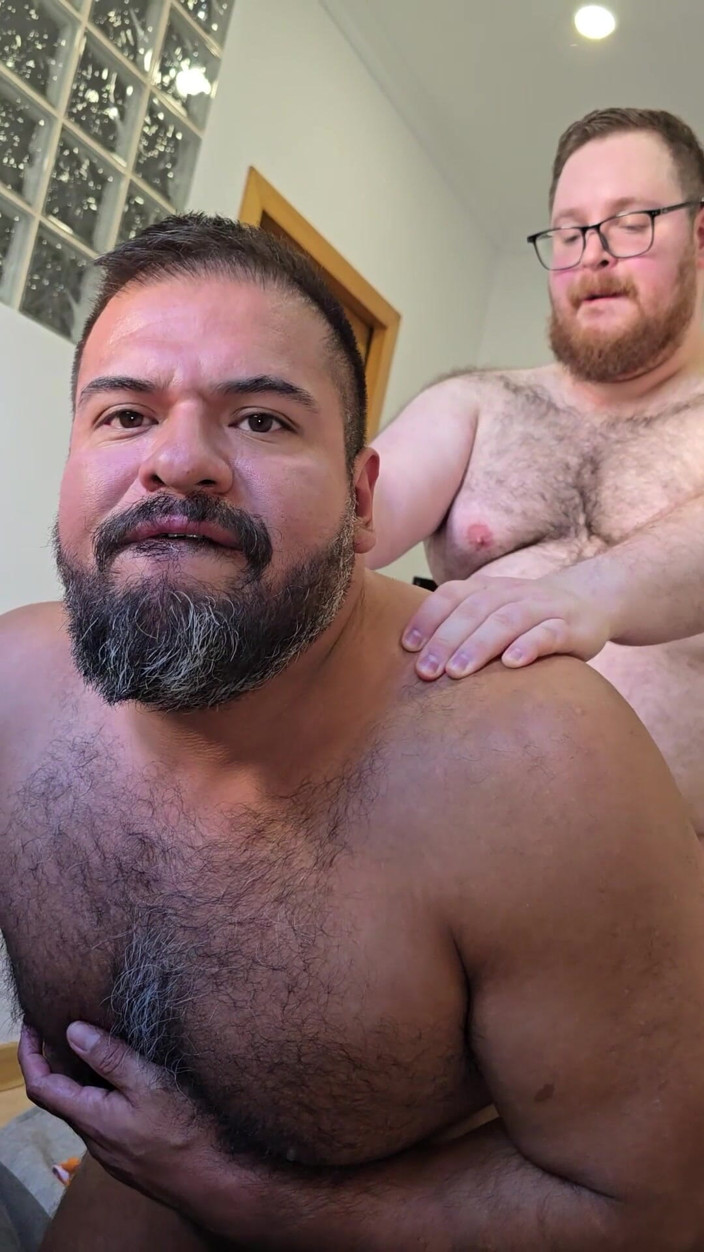 Osoychaser: Hairy Bears Fuck Fat Latino Bareback