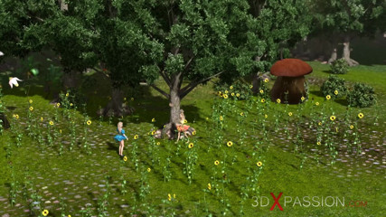 3dxpassion: Minotaur mengongkek pesta seks muda yang cantik dengan keras di...