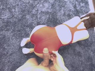 Cosplay love M: [POV] Fucked in a speedo swimming suit by a teenage 140cm...