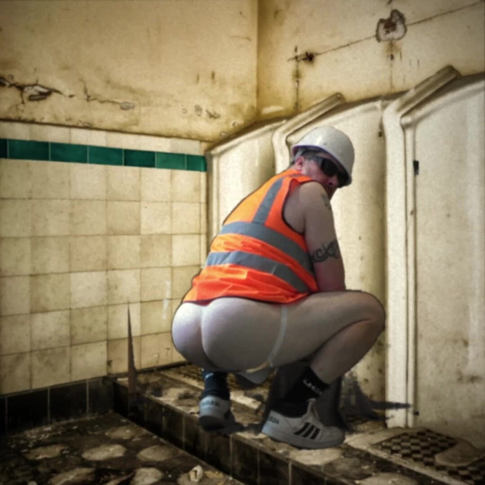 uktattooedchub74: Винтажные общественные туалеты - словесная игра и сперма