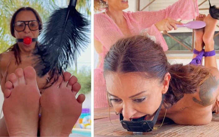 Latina Fetish: Tickle dan Tie Deal. Puteri Lola Ball Gags dan Zakar...