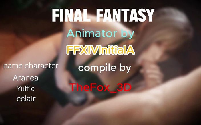The fox 3D: 最终幻想 多种风格的硬性爱