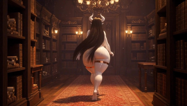 Stories&Anime: Albedo Zakázaná knihovna - Půlnoční hra s kozičkami a smyslný dotek...