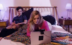 Adult Time - Cam Girl Anny Aurora Catches Stepbro's BFF Looking and Fucks Him on Camera!