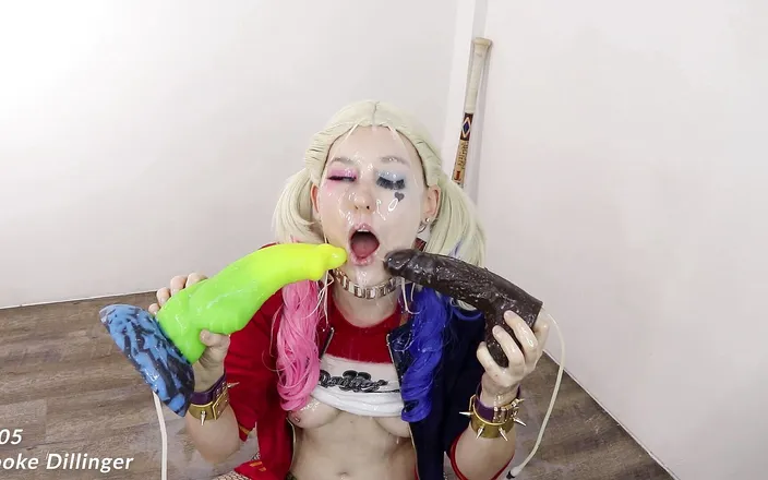 Brooke Dillinger: Harley Quinn bukkake gangbang