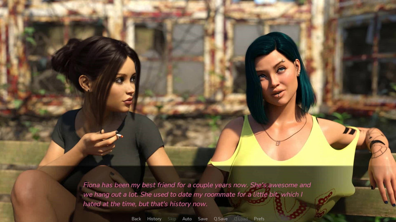 Futavision: Eruzione imminente: la bella futa con un grosso cazzo è profondamente...