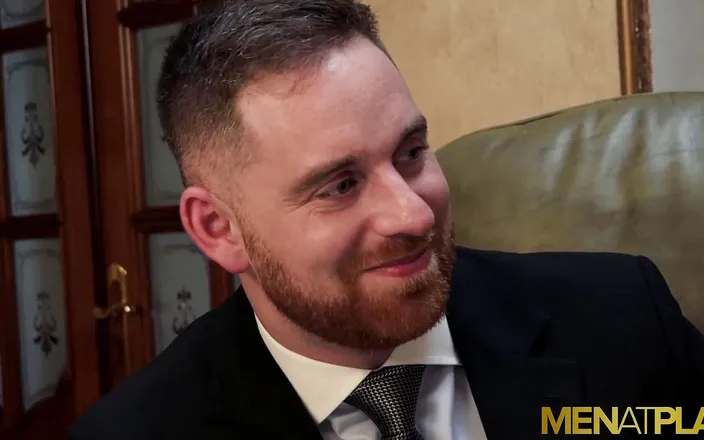 Menat Play: MENATPLAY - Suited men Jonas Jackson and Kayden Gray anal fuck