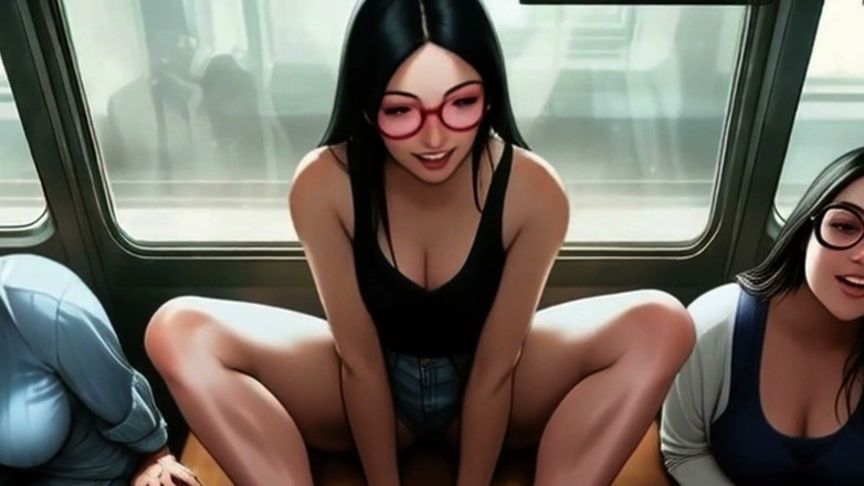 Spicy Toons: Lin Gets Fucked on the Train
