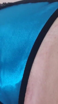 This Pussy Against This Satin Thong Feels so Good, It's Makes My Pussy Juice Seep Through Them I Get That Wet