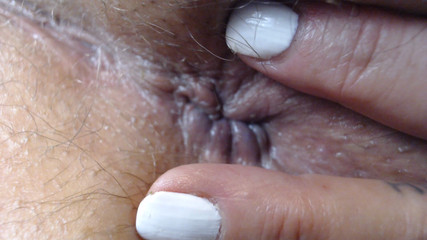 Abby Anna: Sweet tight virgin asshole closeup
