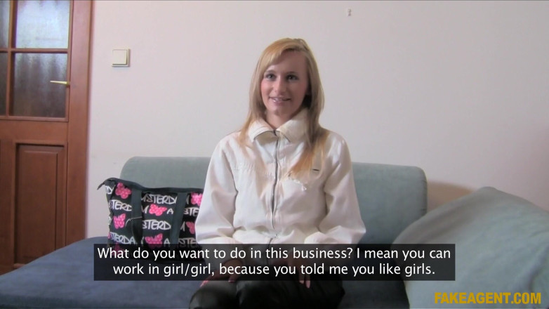 Fake Agent: Fake Agent - Blonde MILF Begs for Anal Creampie