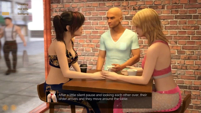 Dirty GamesXxX: Glückliche ehe: interracial, ehefrau gibt ihrem ehemann einen doppelten handjob...