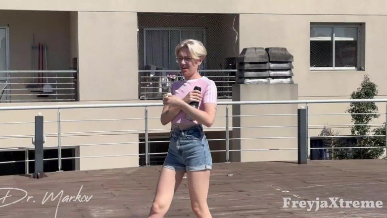 Ale Markov: Freyjaxtreme Asks Her Neighbor to Open Her Asshole
