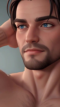 Unreal Hunks bonito 3D Cgi Men