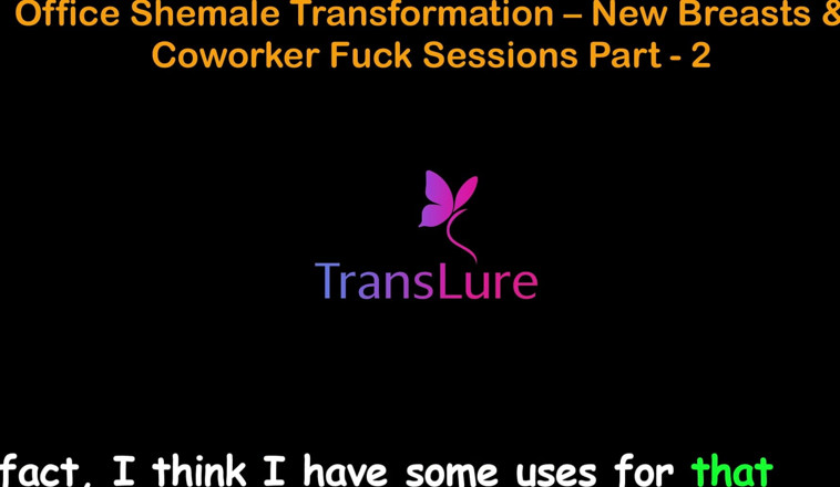 TransLure: English Audio Sex Story - Office Shemale Transformation - New Breasts &amp; Coworker...