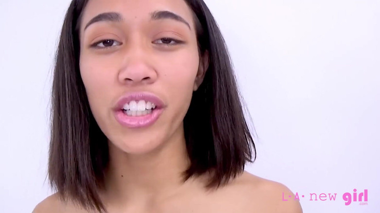 L.A. New Girl: Cue teen licks photographer's asshole and swallows his cum