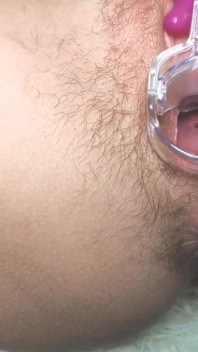 kloj ap men speculum_orgasm ka upyog karte hue khuli choot