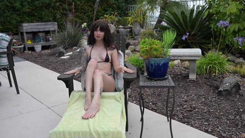 Erotic Art: Stevie Moon Spreads Legs Wide