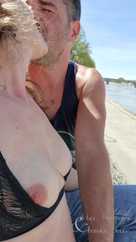 Risky Public Outdoor Make Out in France (very Hot)