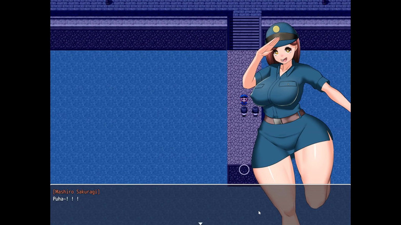 Cumming Gaming: Табу хентай игра Остров осеменения, эпизод 12, полицейская обнаженная и трахнутая на улице!