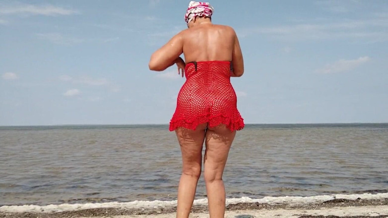 Lukerya: A Lonely Housewife by the Sea in a Red Net...