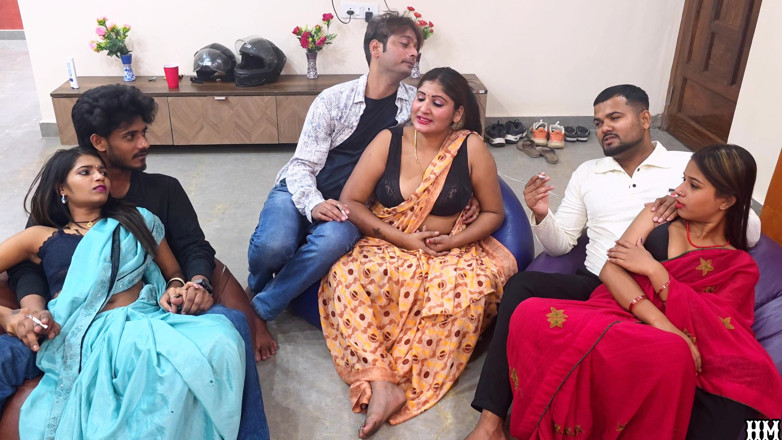 Hotmaster: Indian Asian Desi Four Couple Party Foursome Gangbang Ultimate Hardcore...