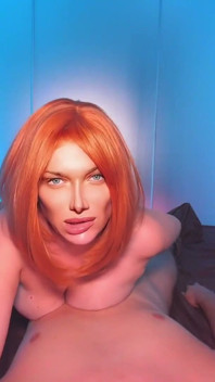 Cursed Tape Ghost: Redhead MILF Crawls From Under the Bed & Rides Him Hard