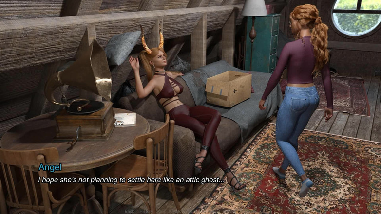 Futavision: Angel'ın aşkı: sevimli kız kendini futa'ya dönüştürme yolunda - bölüm 2